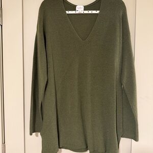 Ingrid & Isabel Olive Green Sweater